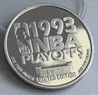 One Troy Oz .999 PURE SILVER ROUND - 1993 Phoenix Suns NBA Western Conf Champs
