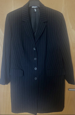 SO BIN ICHI Damen Blazer Nadelstreifen Schwarz Größe 46 Polyester