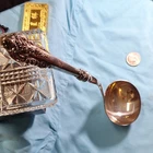 Sterling Silver (.925) Grand Baroque Wallace Ladle 14-Inch 144.9g Floral Pattern