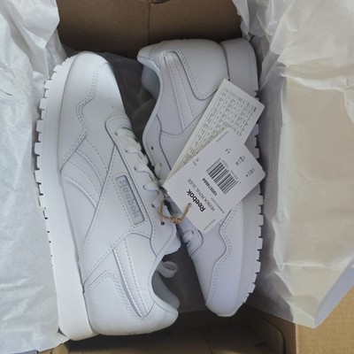 Kinder Brandneu mit Original Neu Karton Reebok Classic Royal Glide Turnschuhe UK 4,5