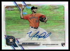 2021 Topps Chrome Update Autographs #CUSANR Nivaldo Rodriguez Auto - BB