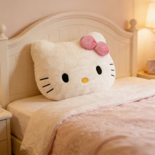 New Hello Kitty Pink Big Face Polka Dot Bow Car Truck Seat Cushion Office Chair
