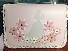 Image of Loungefly Disney Princess Silhouettes Floral Lace Crossbody Bag NWT