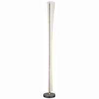 Stehlampe Standleuchte BüRolampe Anthrazit Matt Acryl Luftblasen Led H 155 Cm