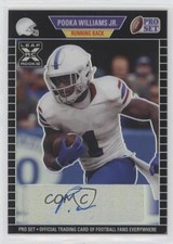 2021 Leaf Pro Set Metal 1989 Black Rainbow /30 Pooka Williams Jr Auto 0cz