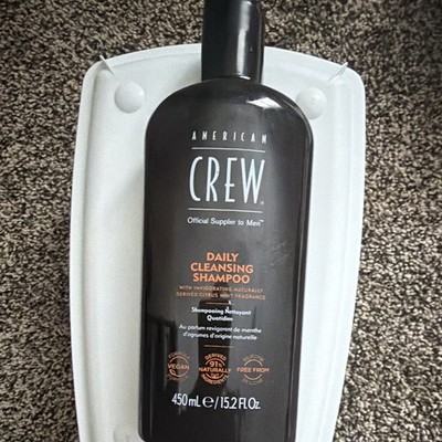 American Crew Daily Cleansing Shampoo Deep Cleansing Vegan 15.2 fl oz