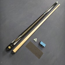 Pool Cue Billiard Stick 13mm Tip Billiards Accessory Portable Sleek 1/2 Split