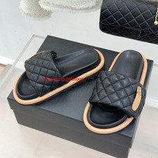 spring/summer 2026 slippers women wear thick soles non-slip leather slippers NEW
