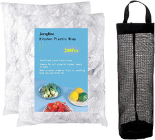 200PCS Reusable Elastic Bowl Covers, Plastic Food Covers with Elastic Edges,Airt