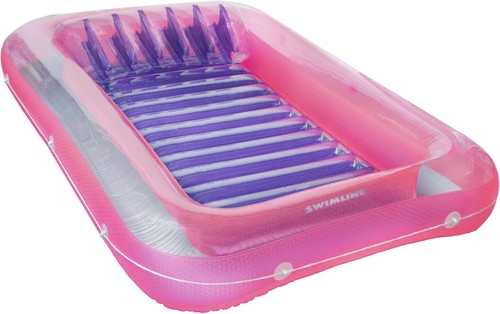 SWIMLINE Sonnenwanne, klassisch aufblasbar Classic, (rosa / lila)  - Bild 1 von 9