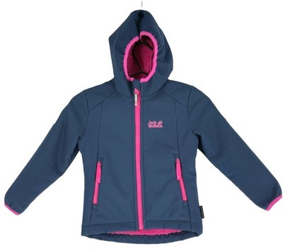 Jack Wolfskin Kinder Mädchen Stormlock mit Kapuze Mantelgröße 5-6 Jahre (116 CM)