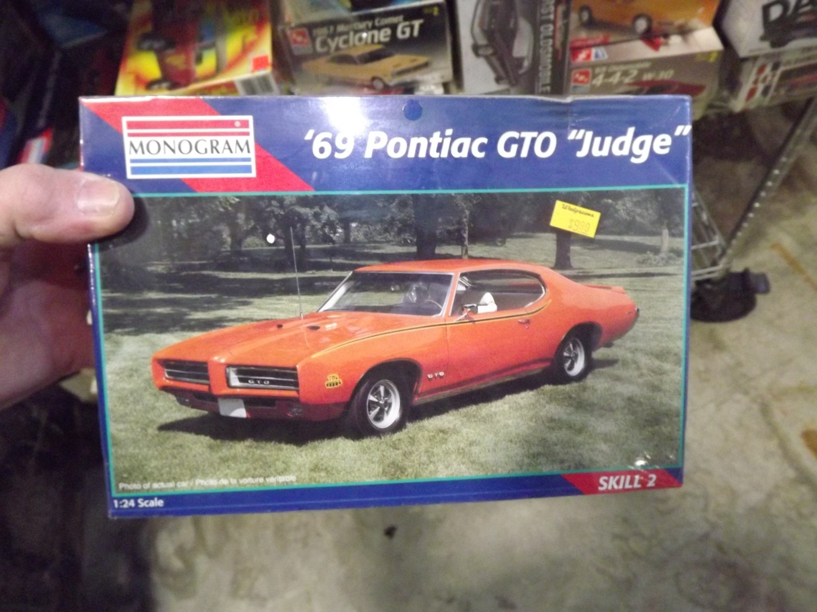 Monogram 1969 pontiac GTO Judge Model KIT NIB sealed
