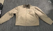VTG Carhartt J97 SDL Detroit Sandstone Duck Jacket Mens XL Saddle Blanket Lined