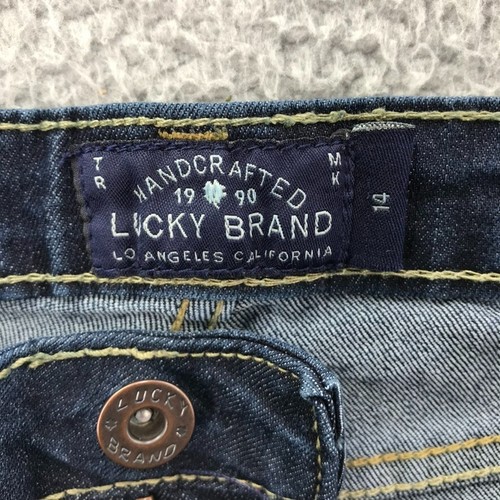 LUCKY BRAND Girls Size 14 Dark Wash Denim ZOE Skinny Leg Jeans - Picture 8 of 18