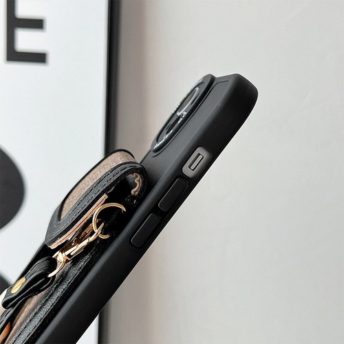 Für iPhone 11 12 13 14 15 Case Hülle Schutzhülle Cover mit Handy Band Kartenetui - Afbeelding 11 van 14