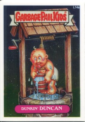 Garbage Pail Kids Chrome Series 1 Lost Card L14a Dunkin Duncan