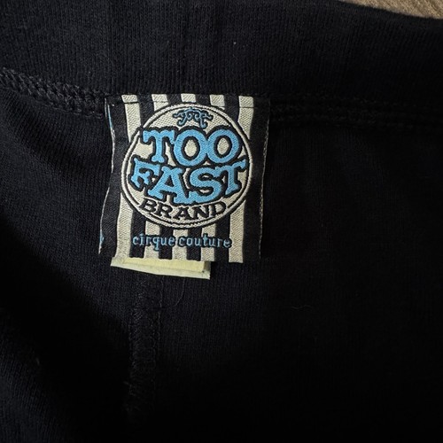 Pantalones Cortos Negros Too Fast Tattoo Vampiro Gótico Punk Emo Rave Patinador Verano Estrella de Rock - Imagen 3 de 3