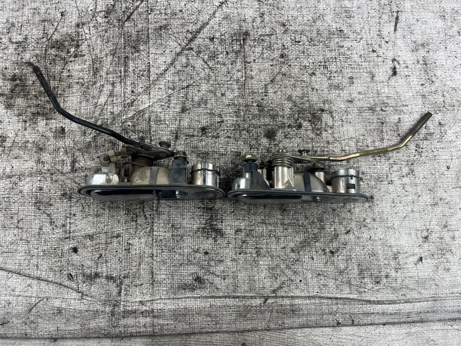 19901997 Mazda Miata Mx5 Oem Chrome Exterior Door Handle Set Pair 90