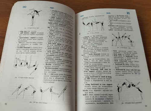 English- Russian Dictionary of Gymnastics Sabirov Moscow Russky Yazyk 1985 - Picture 8 of 15