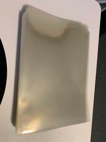 4mil Mylar Comic Sleeves - Quantity 50 - Silver Age ~7 3/4" wide - Used