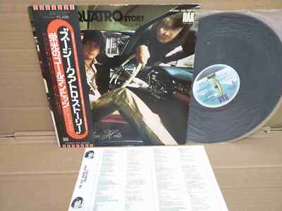 SUZY QUATRO The Suzy Quatro Story ERS-80369 JAPAN LP w/OBI 18574