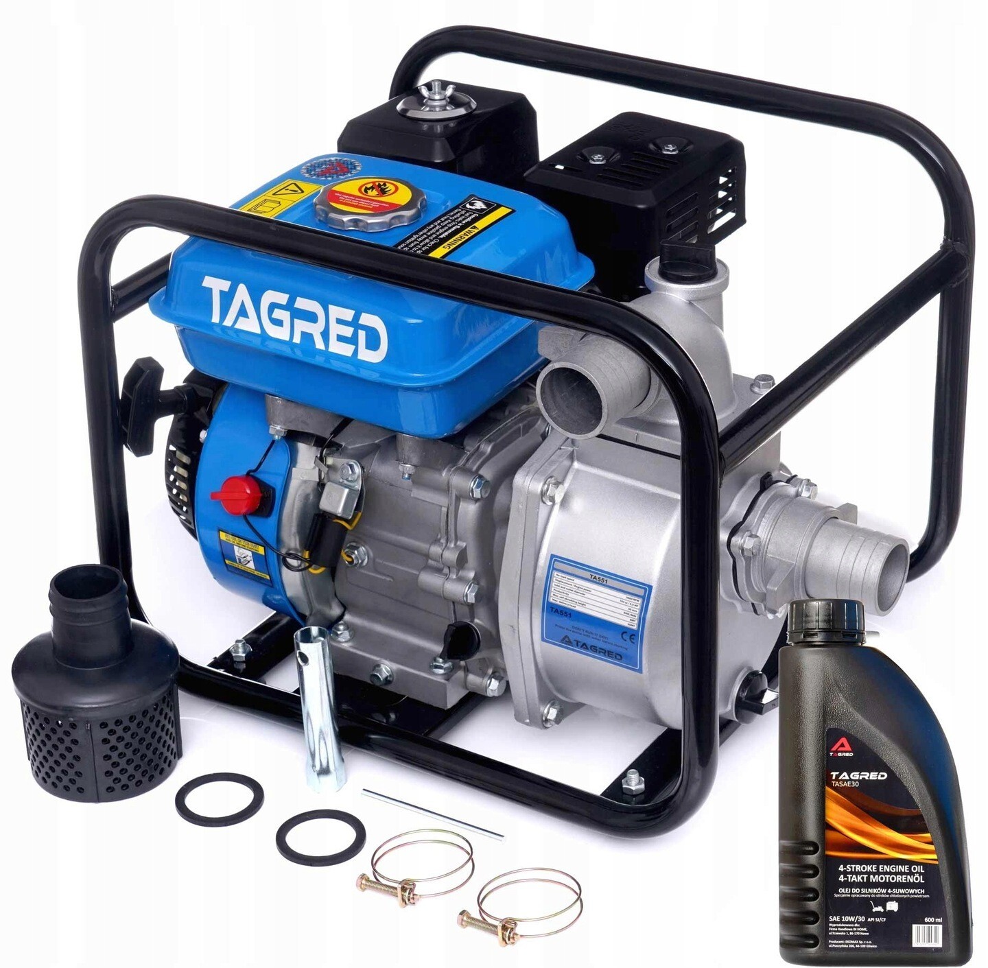 Motopompe essence TAGRED 6.5HP pour l'arrosage agricole des cultures