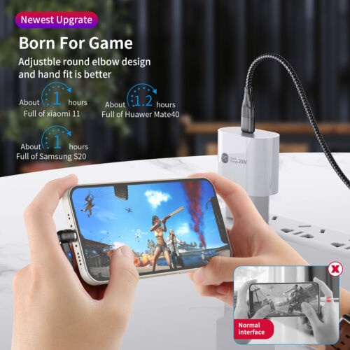 3 in 1 Magnetic Fast Charging USB C Cable 3A PD 60W Type-C Micro USB IOS - Picture 5 of 21
