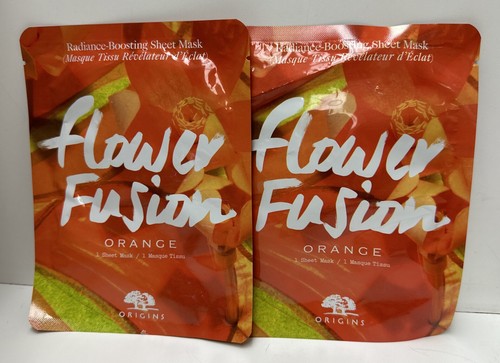ORIGINS FLOWER FUSION RADIANCE BOOSTING SHEET MASK ORANGE & DRINK UP INTENSIVE - Picture 3 of 6