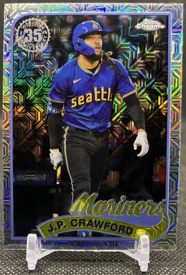 2024 Topps Update J.P. CRAWFORD 1989 Chrome Mojo! - Seattle Mariners