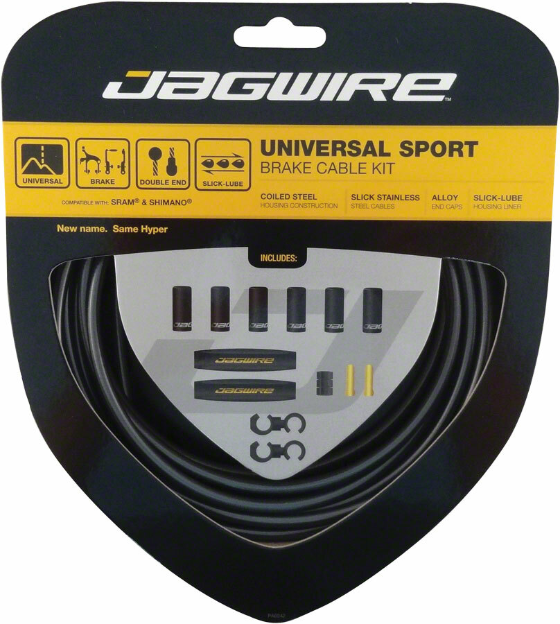 エリート　ワンスピード Jagwire Universal Sport Brake Cable Kit, Ice Gray | eBay