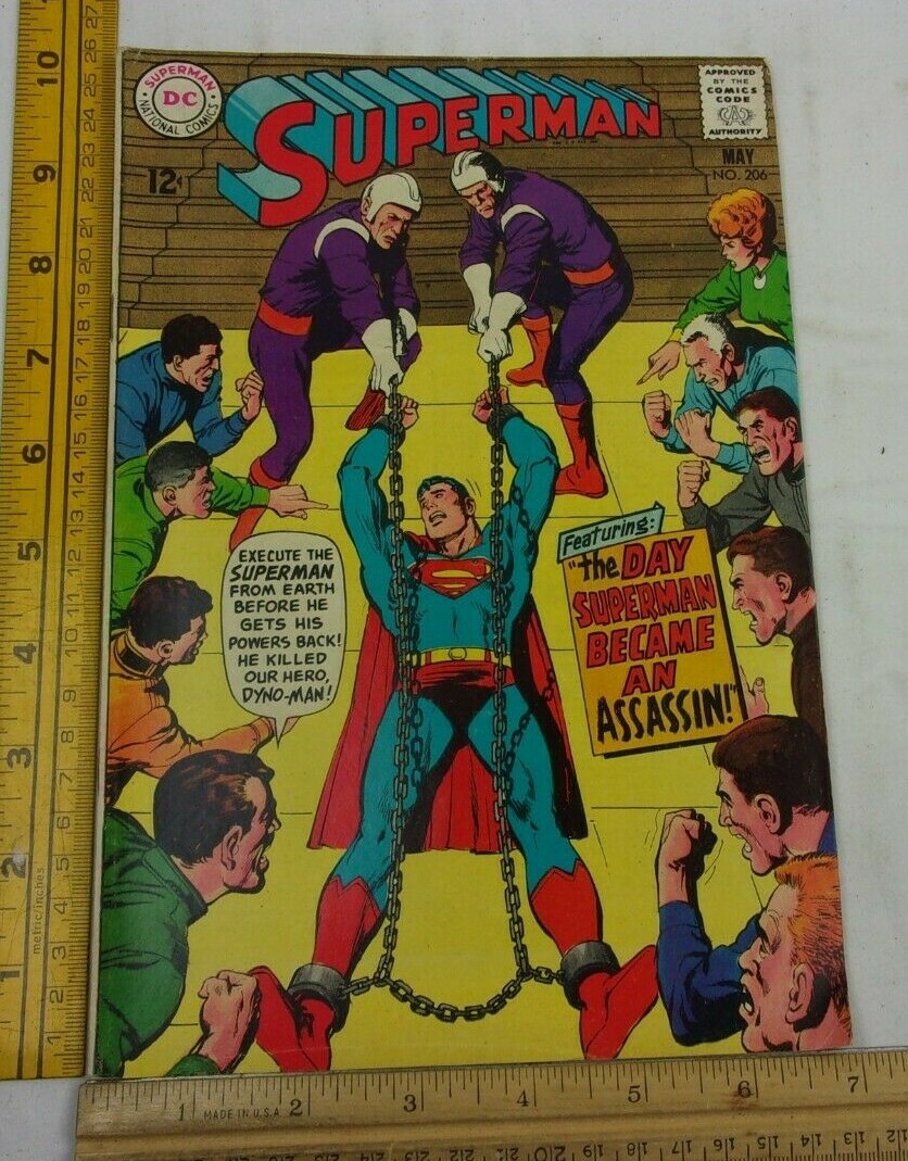 その他 SHELTERBANK SUPERFURIES DEILMAN THEBIRTH SUPERMAN comic 206bondage Stretching torture cover 1960s F+