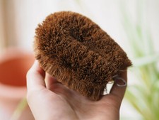 Ceylon 100 Natural 2x Coconut Coir Fiber Scrubbing Brush, Dish Glass Washing
