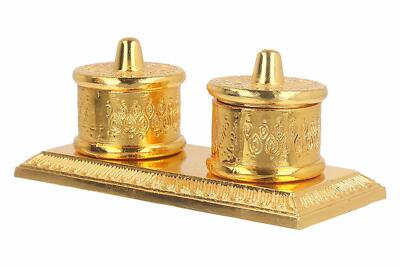 Beautiful Roli Chandan Chawal Akshat haldi Kumkum Box chopda for Pooja Purpose