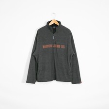 Vintage Nautica Fleece Sweater Mens XL - Quarter Zip Outdoors Hiking Jacket USA