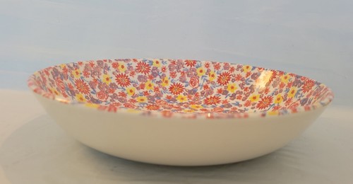 4ct Set Royal Stafford Summer Flowers 9" Pasta Bowl Set Colorful Floral Salad - Picture 2 of 13