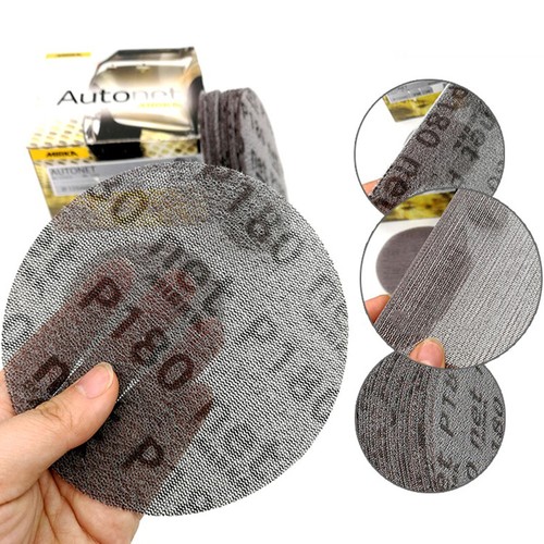 3/4/5/6 Inch 75-150mm Mesh Dust-free Sanding Discs Hook and Loop Sandpaper Disc - Picture 15 of 21