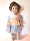 Vintage 19" American Character Chuckles Doll 1943 Original Comosition Cloth Body