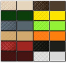Kunstleder Gesteppt Leder Stoff kaschiert 5x5...