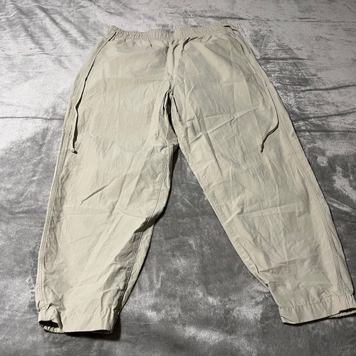 Urban Outfitters Jogger Pants Womens Large Beige Straight Leg Drawstring Utility
