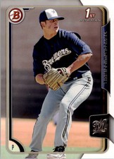 2015 Bowman Prospects #BP115 Taylor Williams Milwaukee Brewers