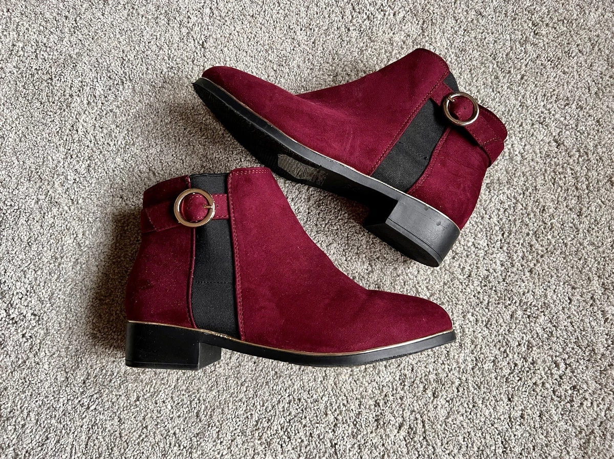 Primark clearance burgundy boots