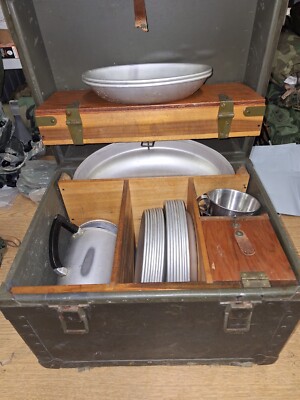 Après WW2 Vintage rare kit de mess britannique soldat fourchette d