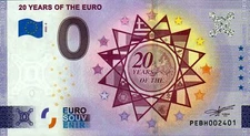 Zero Euro Note - 0 Euro Note - Netherlands - 20 Years of the Euro 2022-2