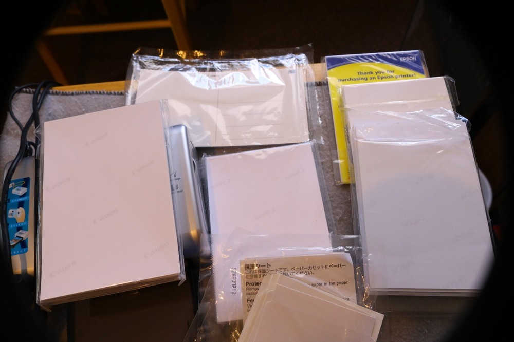 Canon CP-330 Compact Photo Printer with 3 Paper Sets & Tray  