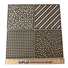 Stampin Up Seasonal Decorative Masks Leaf Stripe Chevron Polka Dot Stencil Craft