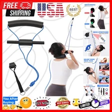 Neck Pain Relief Device - Portable Over Door Cervical Traction for Home Use