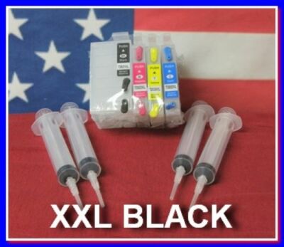 Compatible  XXL Refillable Cartridges For Epson WF-3530, WF-3540,  WF-7010 