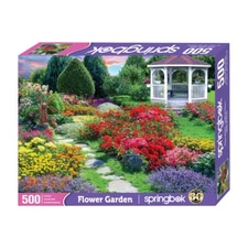 Flower Garden 500 Piece Jigsaw Puzzle Springbok New