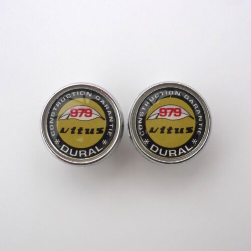 Vintage Style, Vitus 979 Dural, Chrom Racing Bar Stecker, Kappen, Repro - Bild 3 von 3
