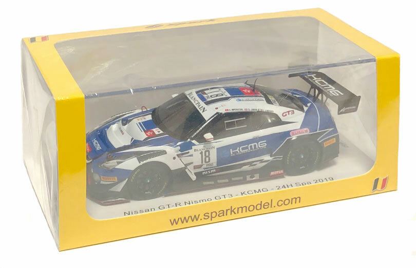 スパーク GT-R KCMG 1/43ミニカー 24H Spa 2019 Nissan Nismo Gt3 #18 KCMG 24h Spa 2019 1 43 Spark for sale